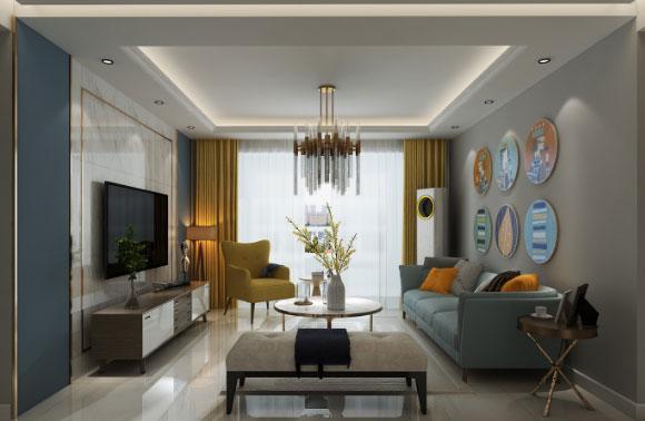 138㎡轻奢风格装修设计效果图, 有品位的灰色个性家居空间!