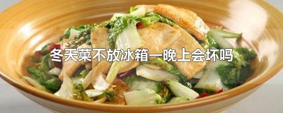 ​冬天菜不放冰箱一晚上会坏吗