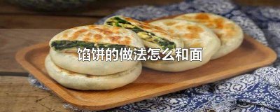 ​商用馅饼的做法怎么和面 早餐馅饼的做法怎么和面