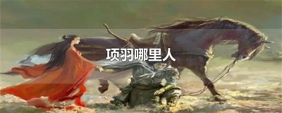​项羽哪里人