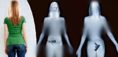 ​美女过安检的x光透视，隐私会不会泄露，看看里面的图片就知道了