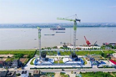 ​枝江大桥建设稳步推进