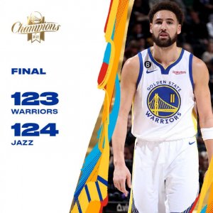 ​不敌爵士，勇士目前主场战绩11胜2负，客场2胜11负