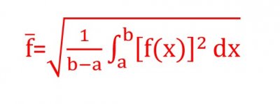 ​均方根值公式