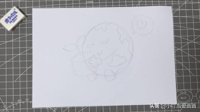 ​跟我学画简笔画：13张图教你画地球日手抄报简笔画