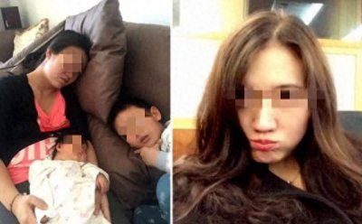 ​一组女性生孩子前后对比图，差别判若两人，女人太不容易了